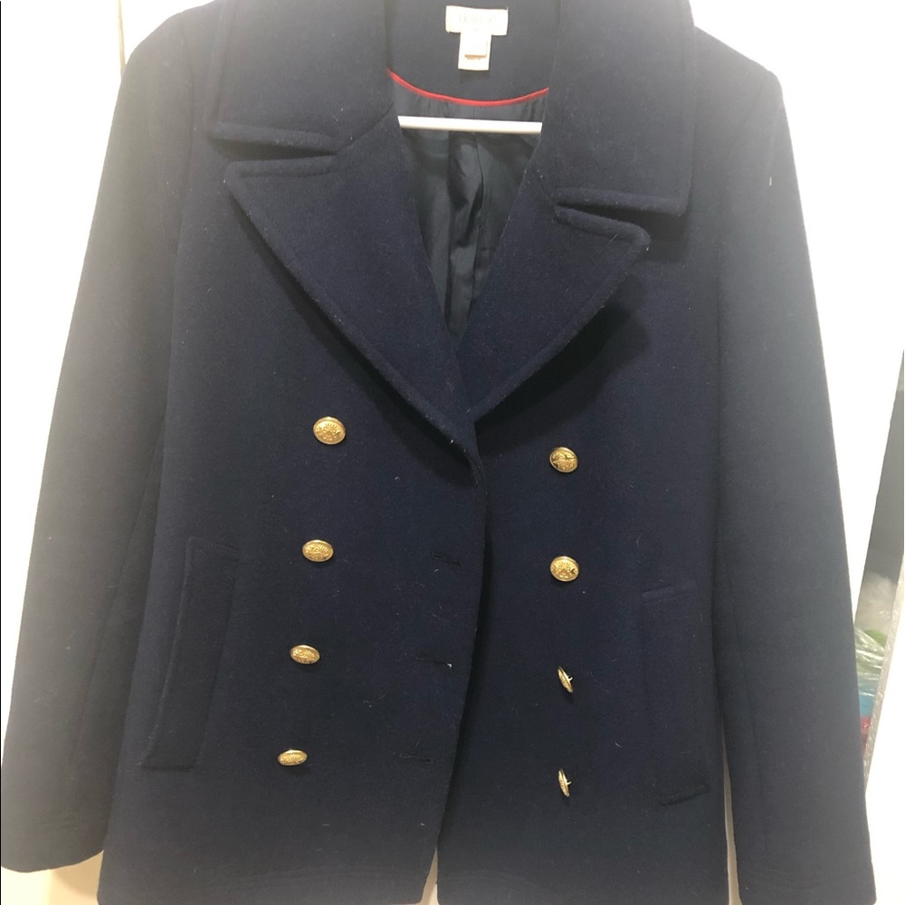 J. Crew pea coat size 2